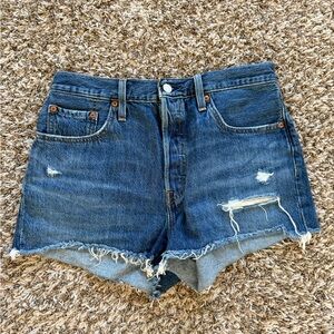 Levi’s 501 high rise shorts